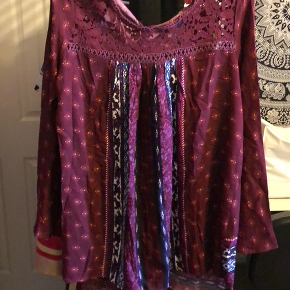 Long sleeve top, lace top, casual top - Picture 1 of 6